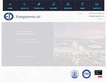 Tablet Screenshot of energopromis.by